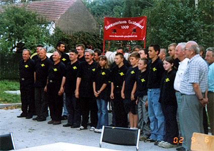 Einweihung neues Gerätehaus (Foto: 2002)