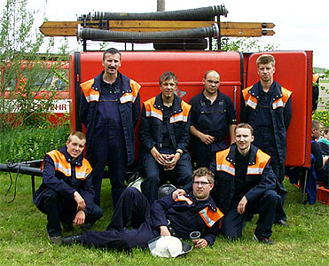 Mannschaftsfoto der Männer zum Amtsausscheid (Foto: 2003)