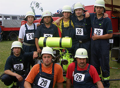 Mannschaftsfoto beim 22. Planepokal in Neschholz (Foto: 2006)